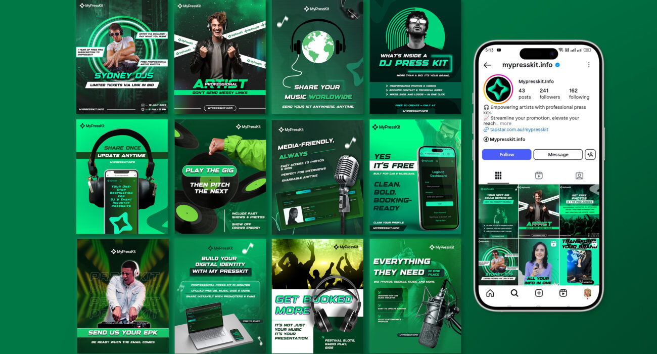 nexaur creatives portfolio social media posts by noor fatima